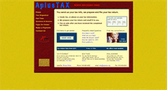 Desktop Screenshot of aplustax.org