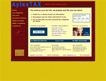 Tablet Screenshot of aplustax.org